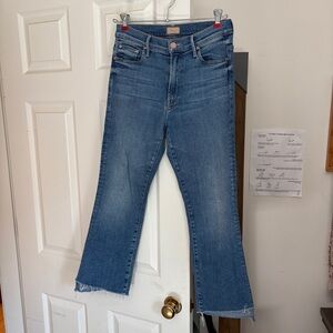 Mother Cropped Step Hem Jeans